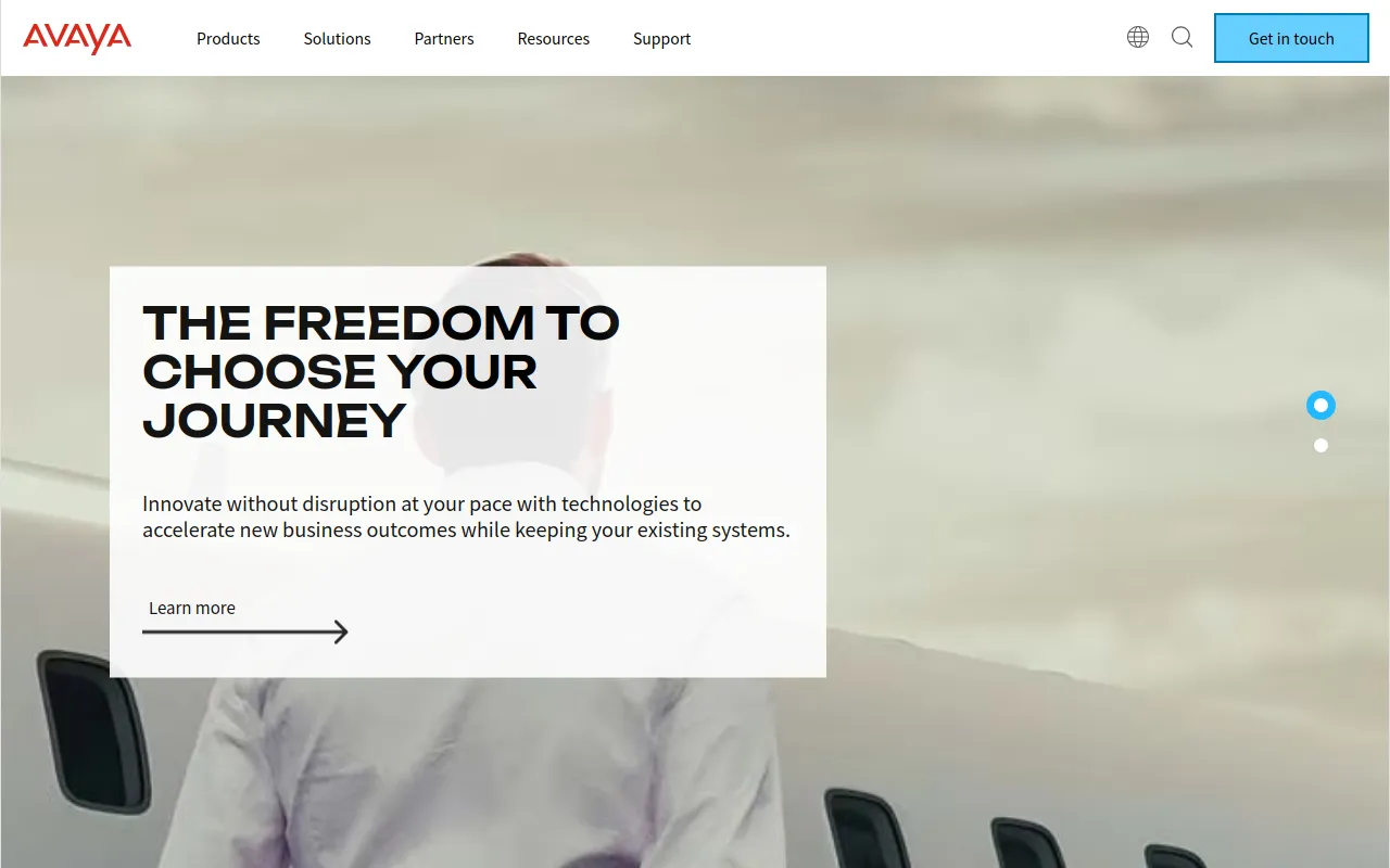 Preview of avaya.com
