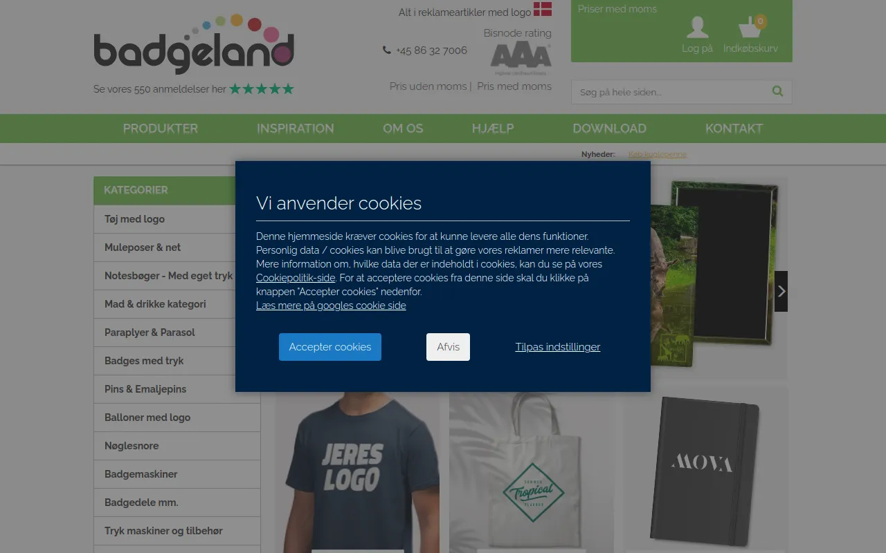 Preview of badgeland.dk
