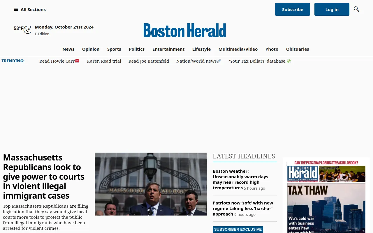 Preview of bostonherald.com