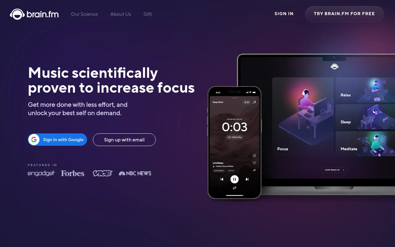 Preview of brain.fm