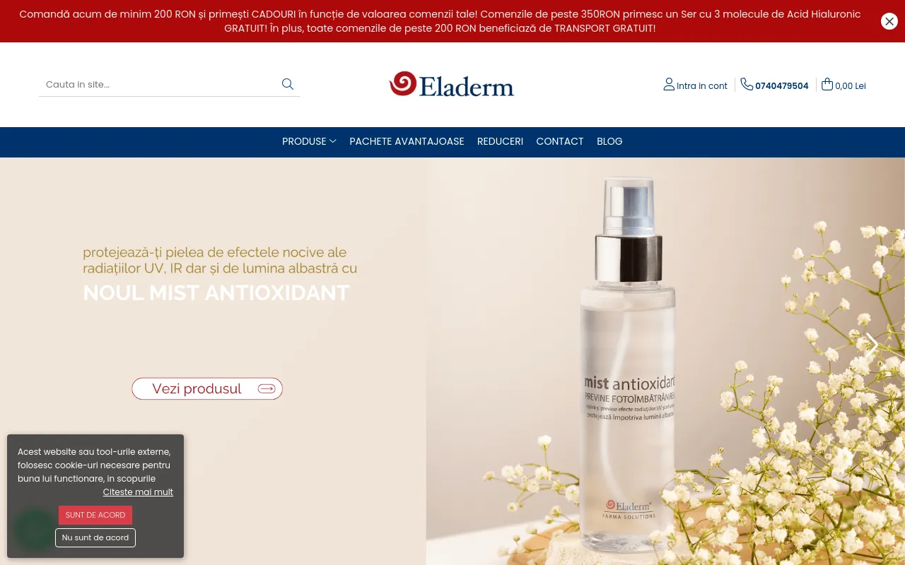 Preview of eladerm.ro