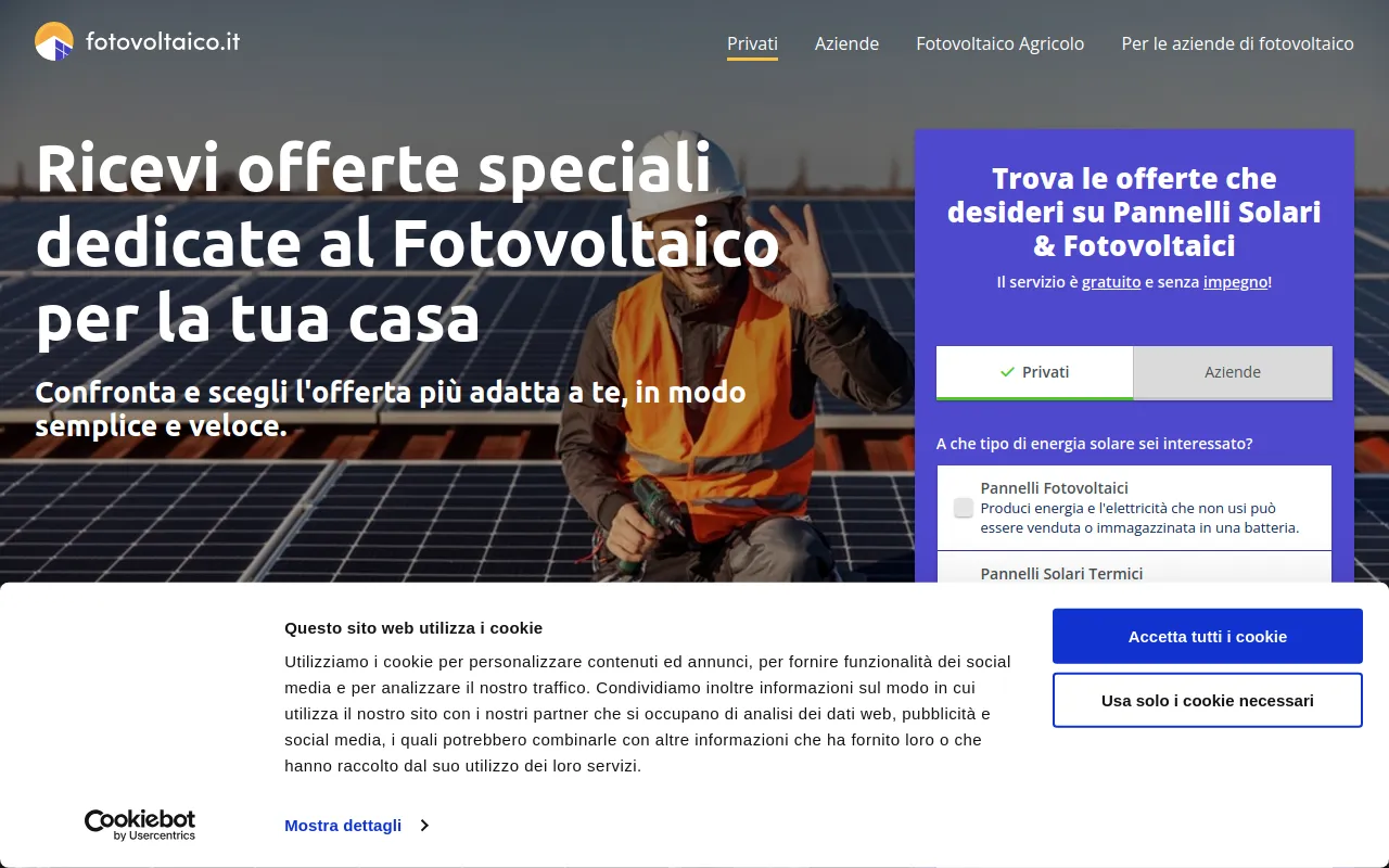 Preview of fotovoltaico.it