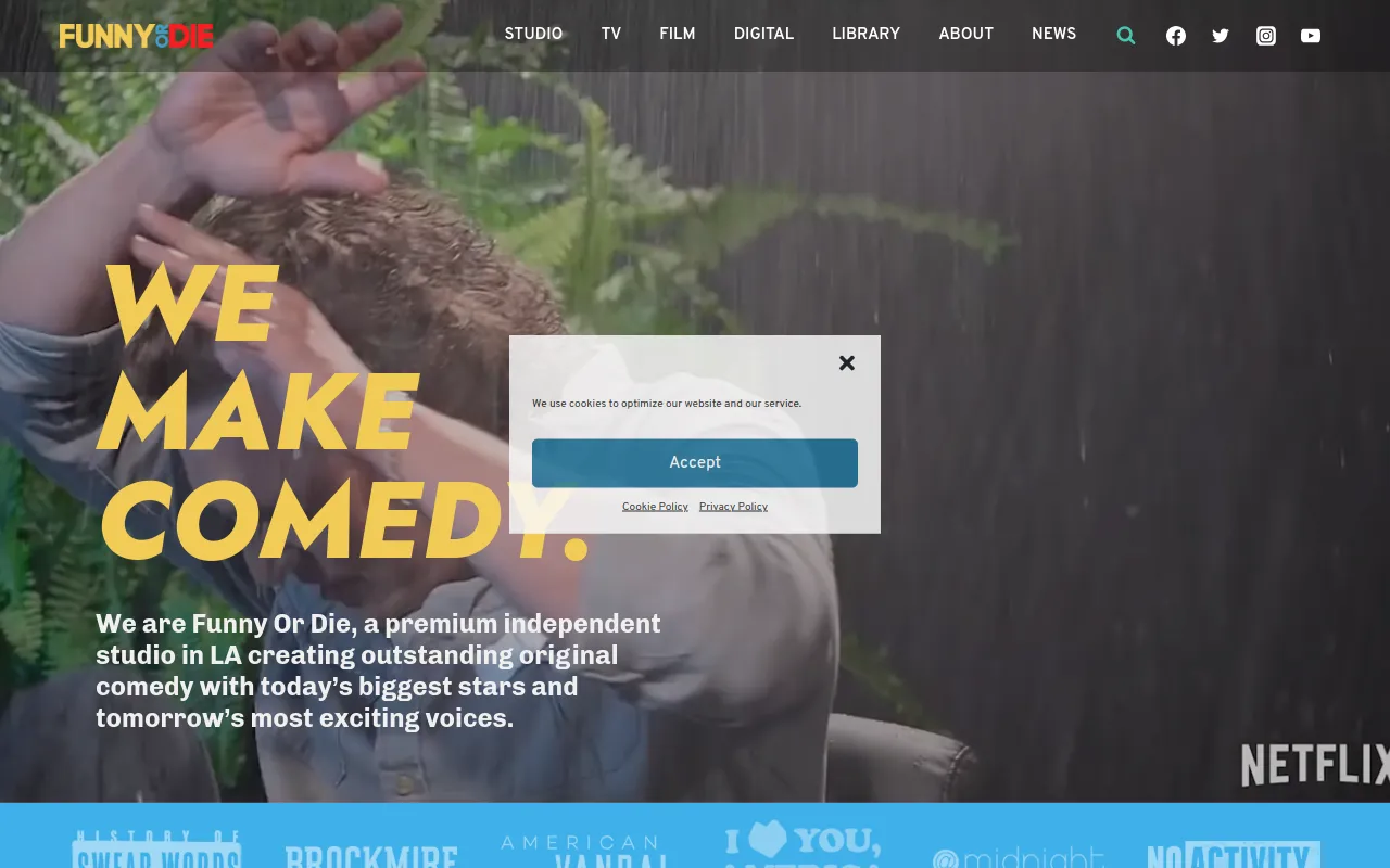 Preview of funnyordie.com