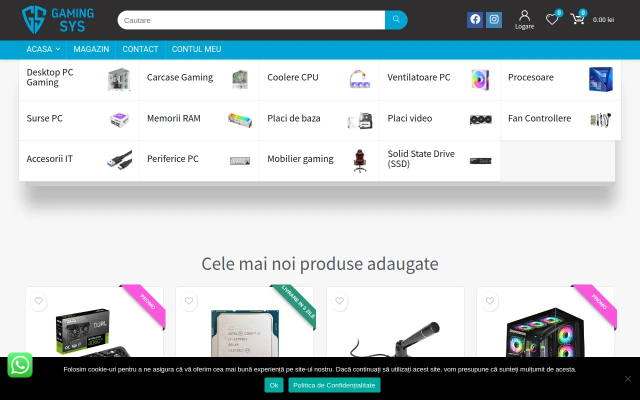 Preview of gamingsys.ro