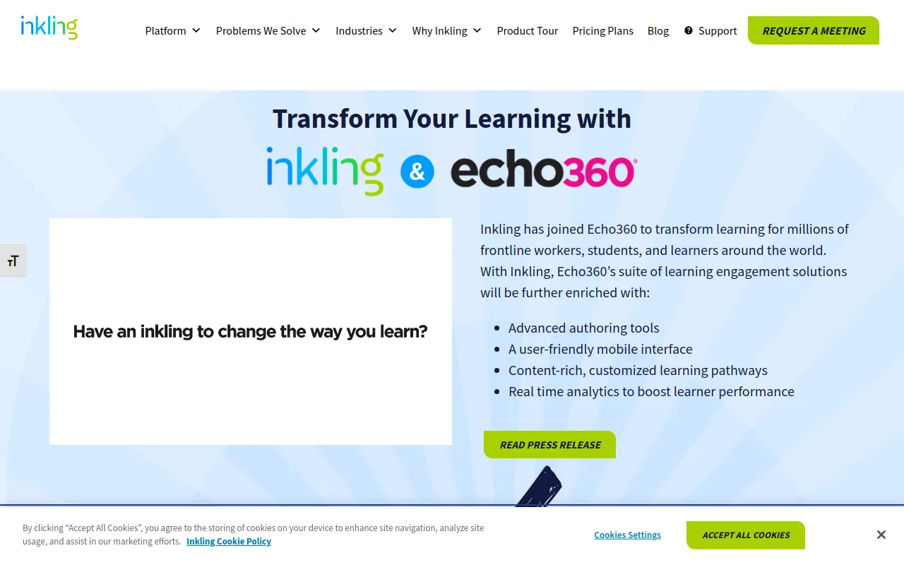 Preview of inkling.com
