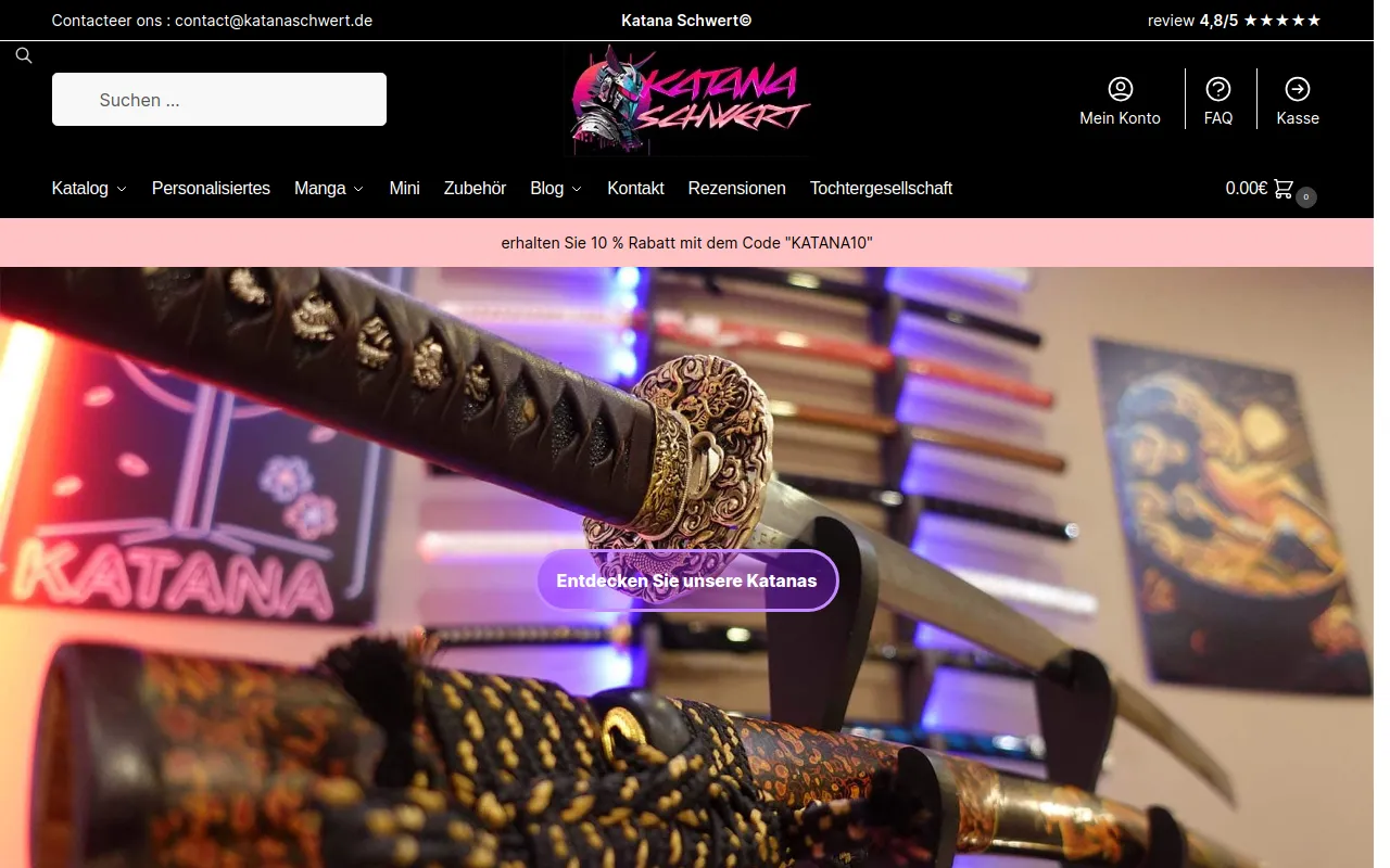Preview of katanaschwert.de