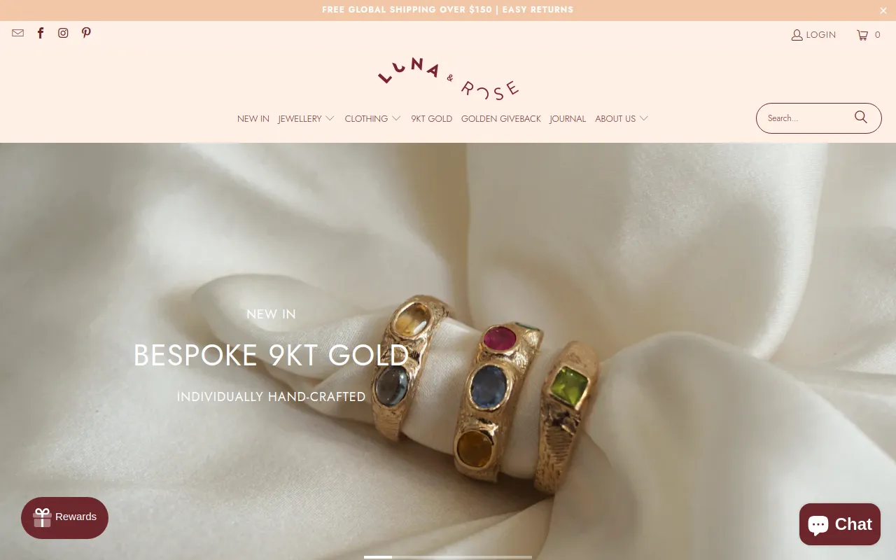 Preview of lunaandrose.co