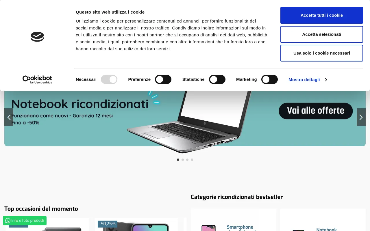 Preview of m3elettronica.it