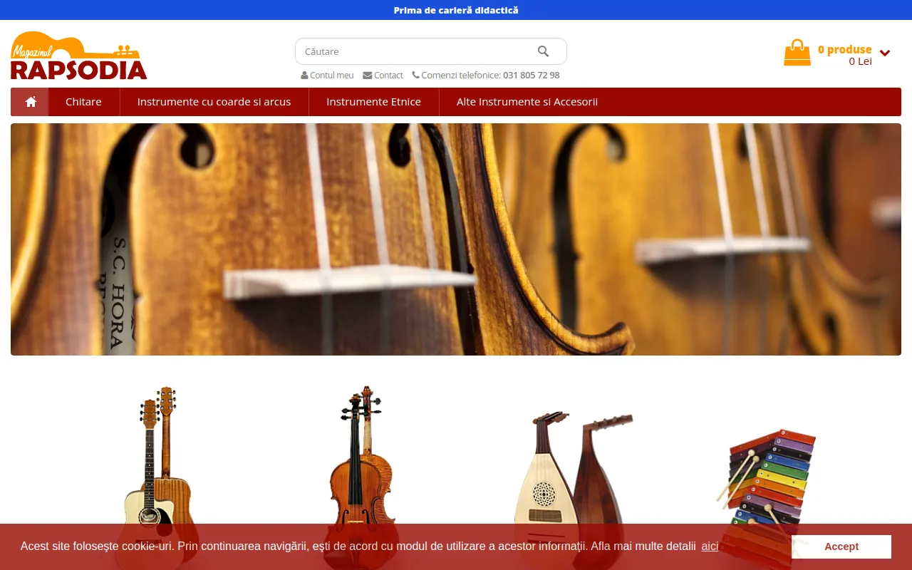 Preview of magazinulrapsodia.ro