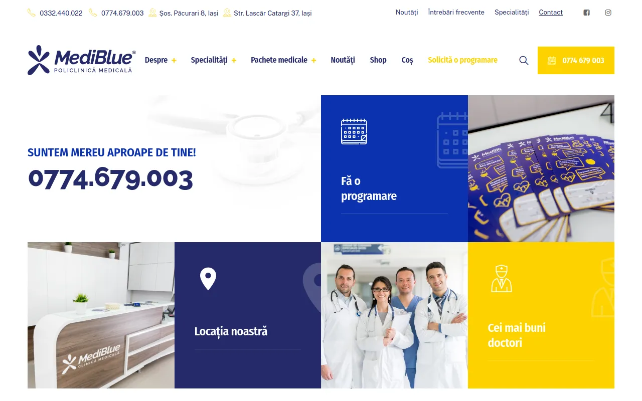 Preview of mediblue.ro