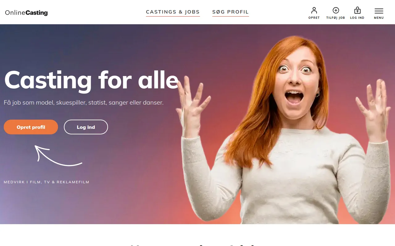 Preview of onlinecasting.dk