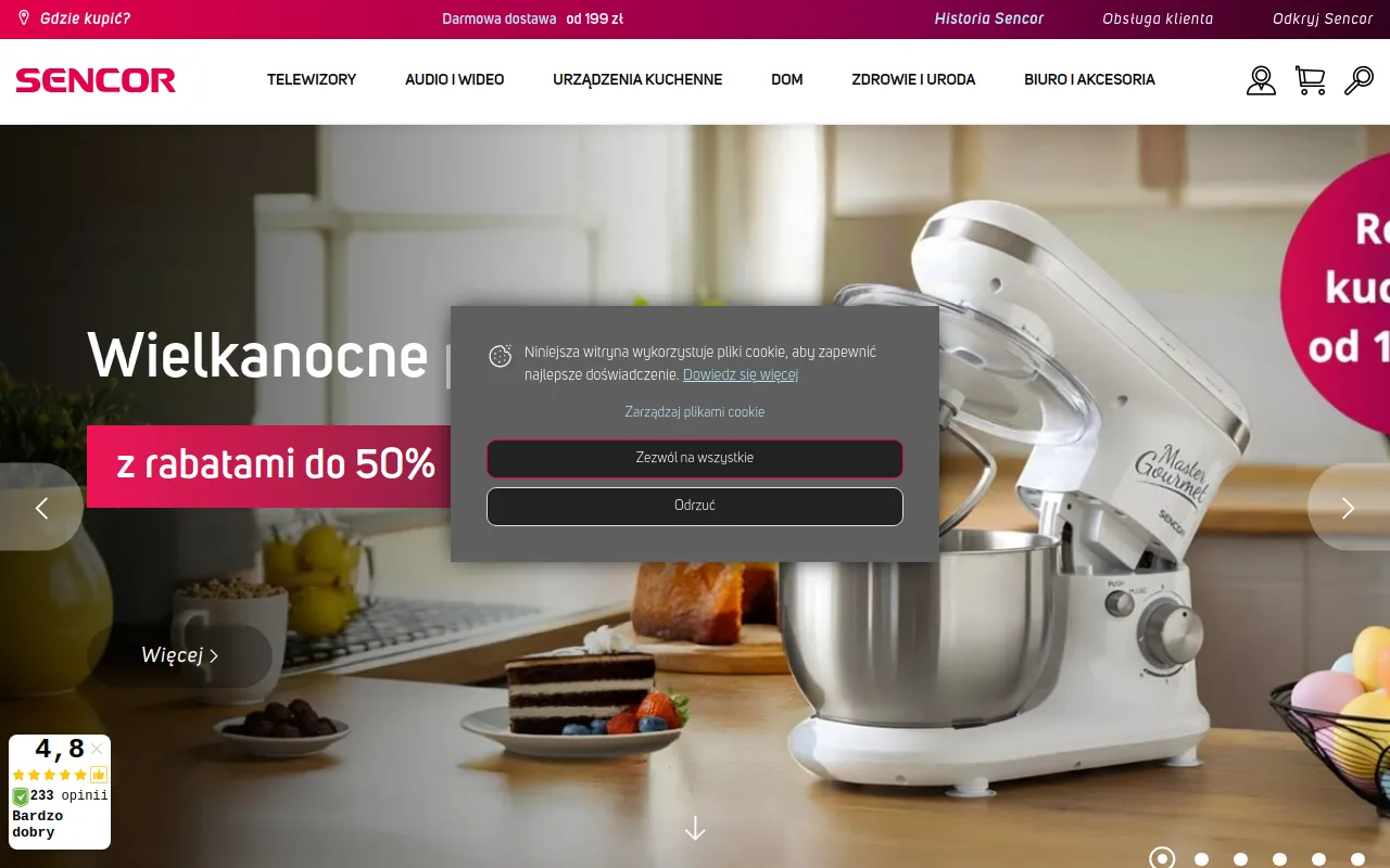 Preview of sencor.pl