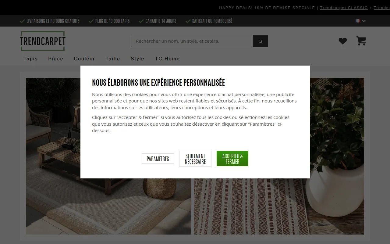 Preview of trendcarpet.fr