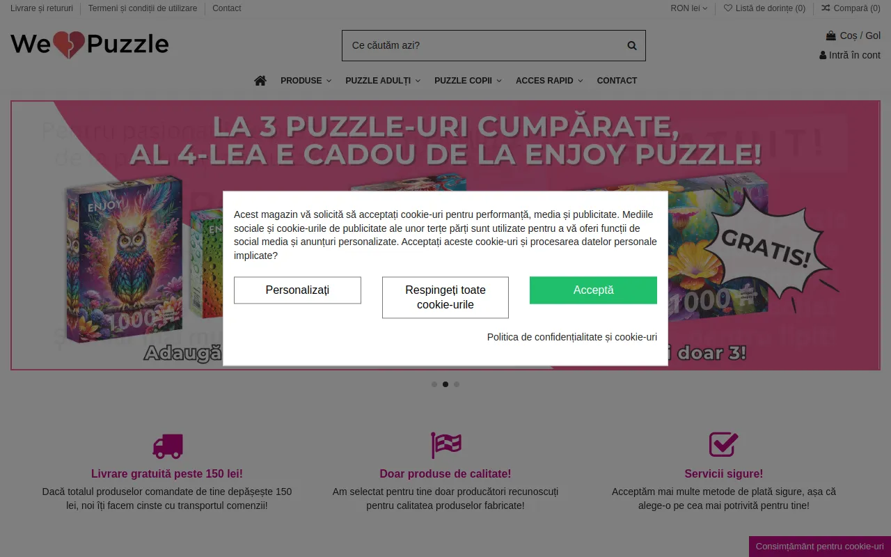 Preview of welovepuzzle.ro